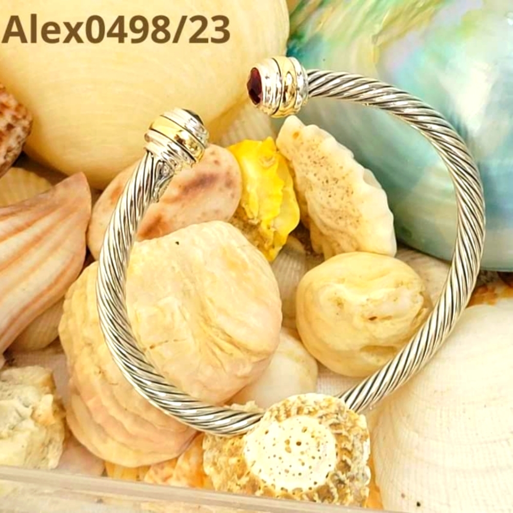 NEW! Silver Gold (18k gold 925 silver). Jeweler's atelier Bracelet. Original.
